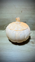  La Citrouille boîte en résine minérale orange pour décoration automnale