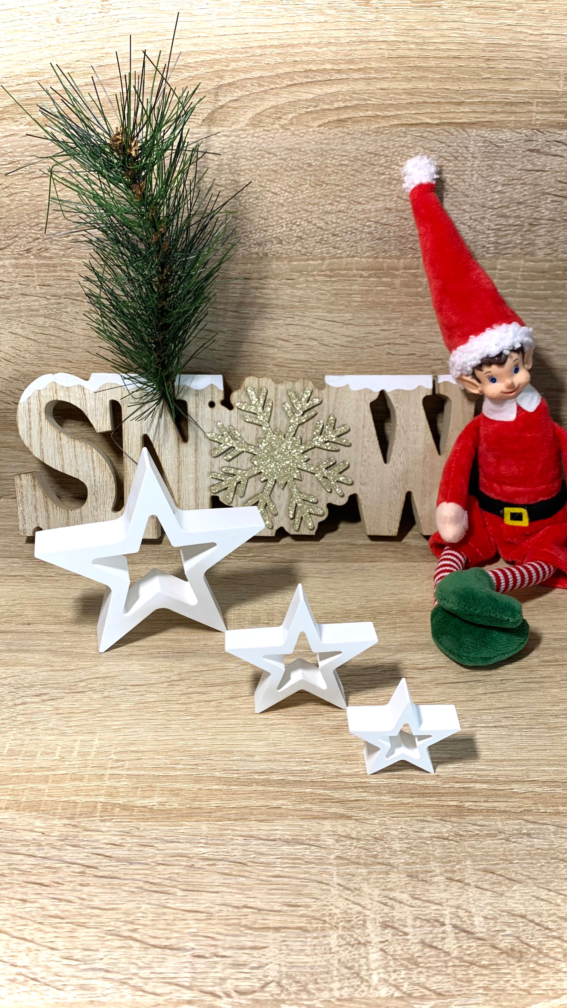 Décoration de Noël naturelle et lumineuse