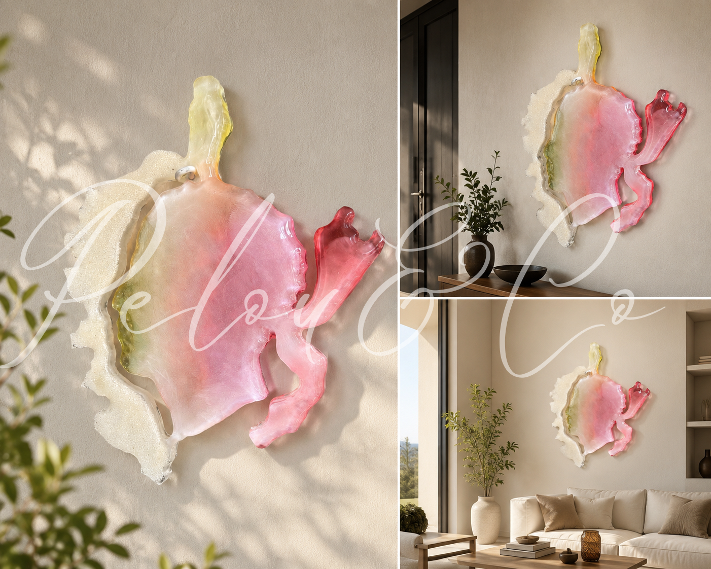 Déco murale méditerranéenne artisanale corse brillante