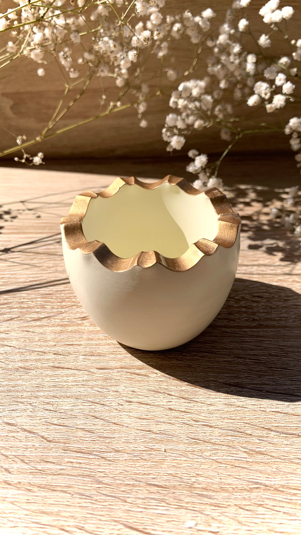 Décoration de printemps résine minérale couleurs pastel