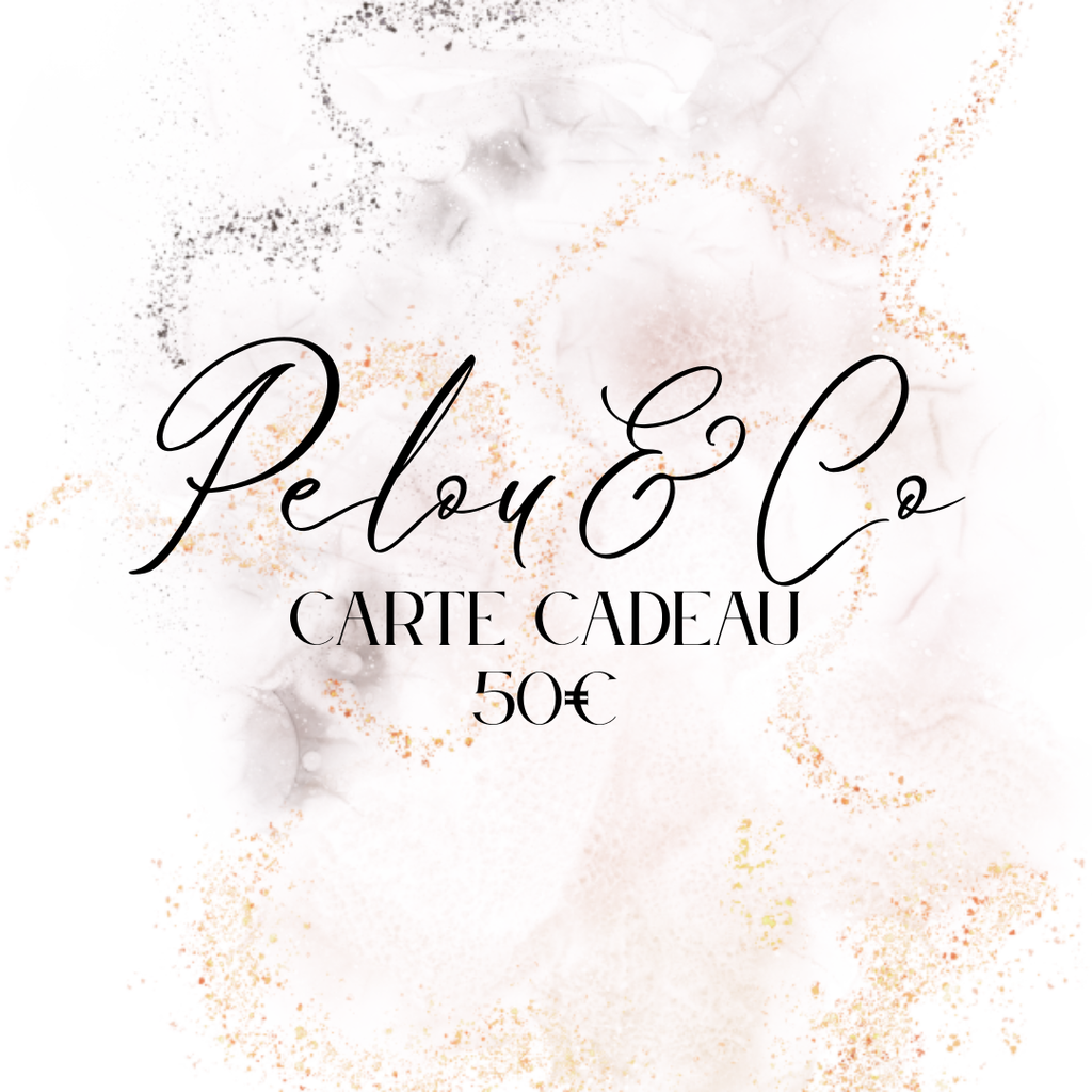 carte cadeau Pelou&Co – montant 50 euros