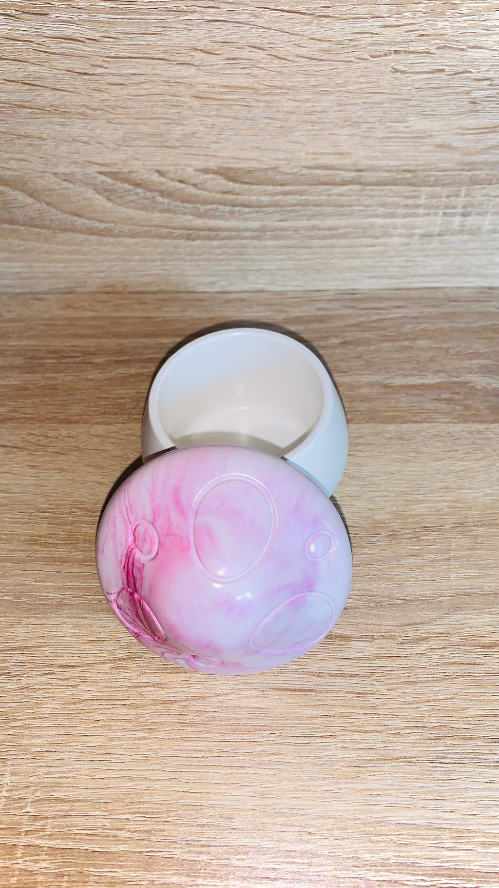 Boîte champignon en résine minérale artisanale Pelou&Co